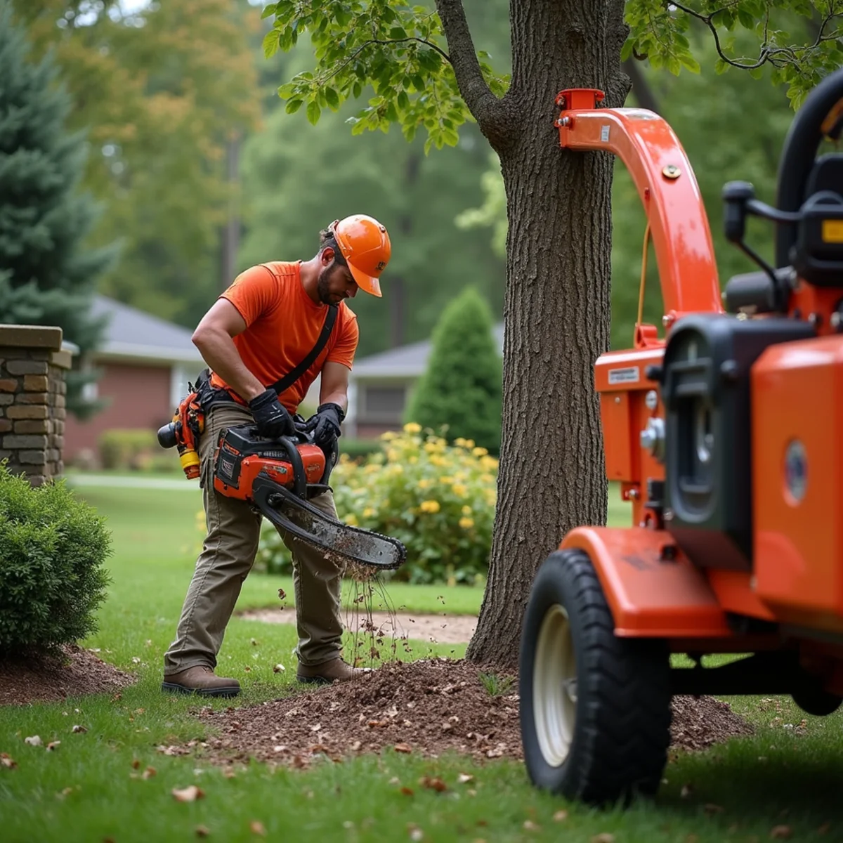 Professional residential tree removal and pruning in Davidson County, North Carolina