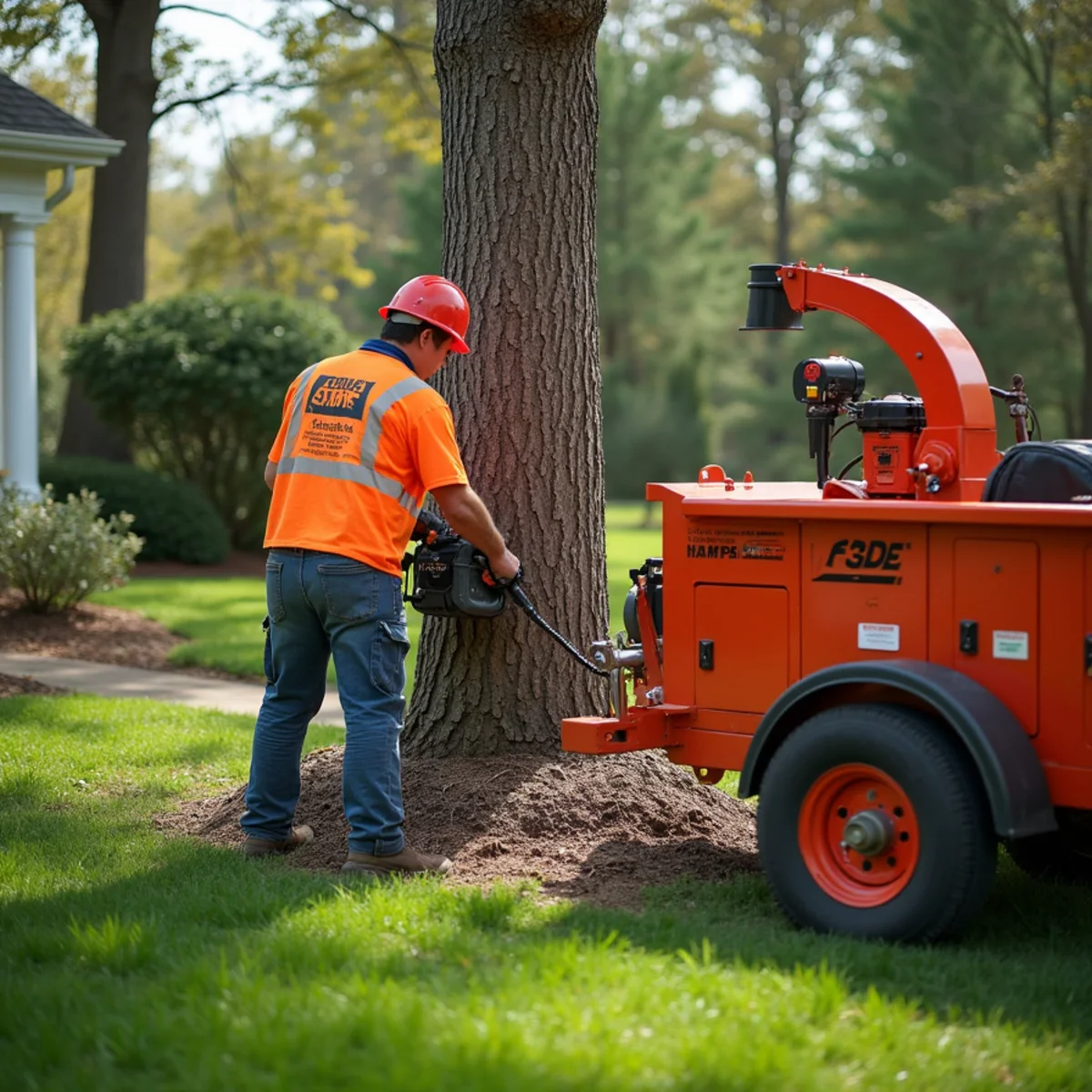 Professional residential tree removal and pruning in Denver, North Carolina