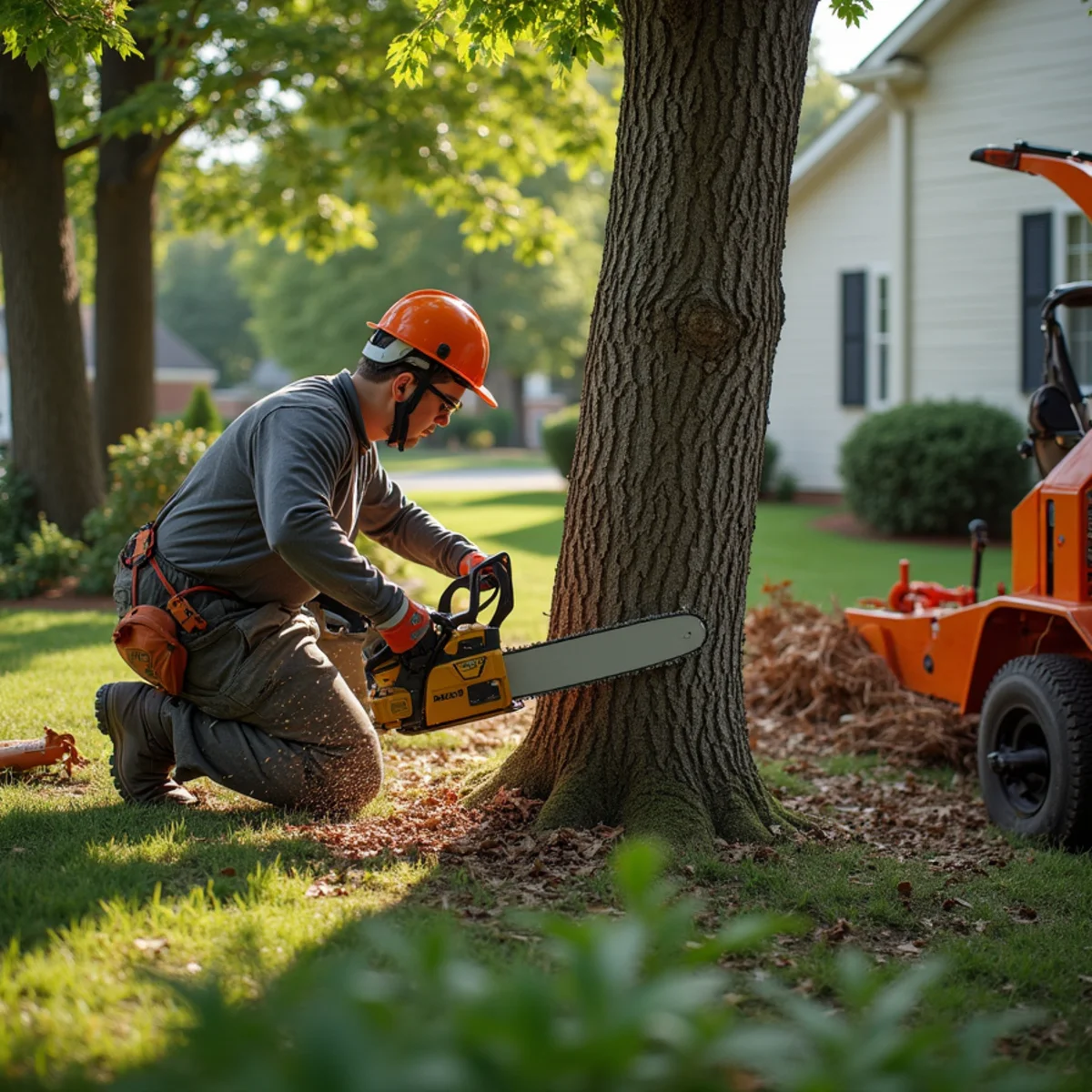 Professional residential tree removal and pruning in Lexington, North Carolina